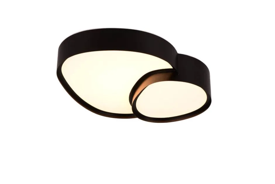 Trio Lighting Sisustusvalaisimet*LED kattovalaisin Rise 43 cm mattamusta