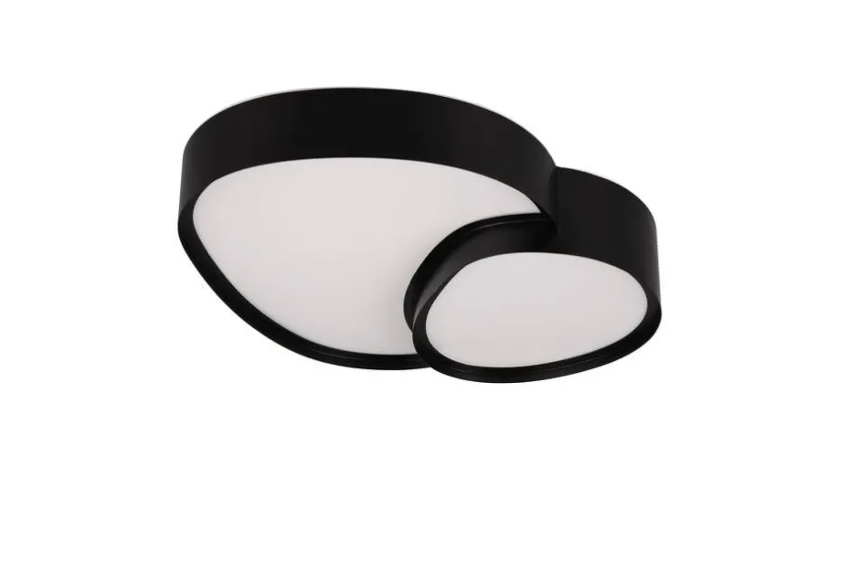 Trio Lighting Sisustusvalaisimet*LED kattovalaisin Rise 43 cm mattamusta