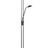 Trio Lighting Sisustusvalaisimet*LED lattiavalaisin Spock mattamusta