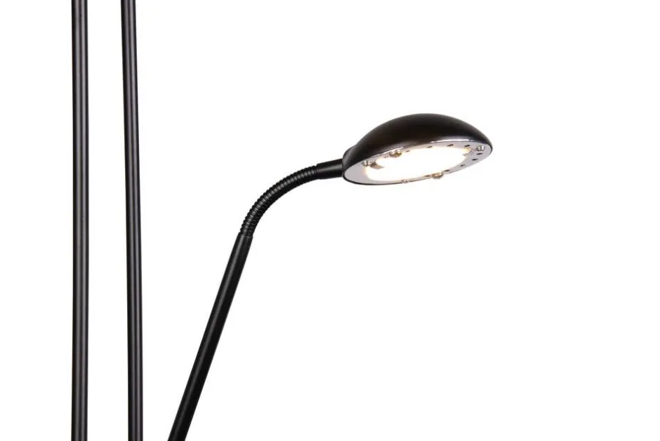 Trio Lighting Sisustusvalaisimet*LED lattiavalaisin Spock mattamusta