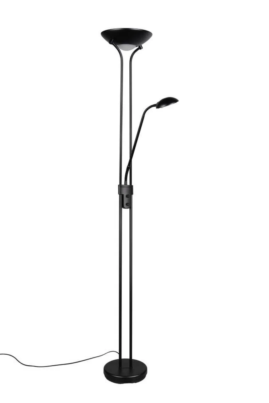 Trio Lighting Sisustusvalaisimet*LED lattiavalaisin Spock mattamusta