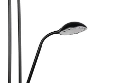Trio Lighting Sisustusvalaisimet*LED lattiavalaisin Spock mattamusta