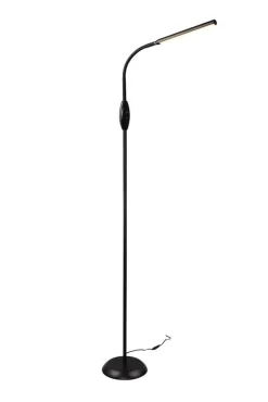 Trio Lighting Sisustusvalaisimet*LED lattiavalaisin Toro musta