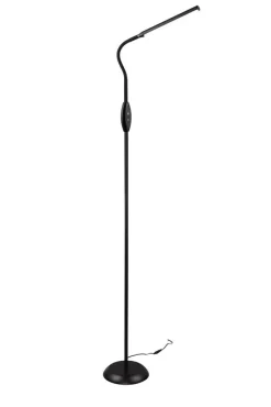 Trio Lighting Sisustusvalaisimet*LED lattiavalaisin Toro musta
