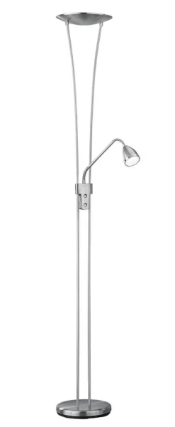 Trio Lighting Sisustusvalaisimet*LED lattiavalaisin Arizona uplighter harjattu