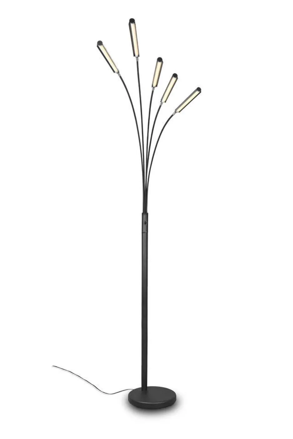 Trio Lighting Sisustusvalaisimet*LED lattiavalaisin Reed mattamusta