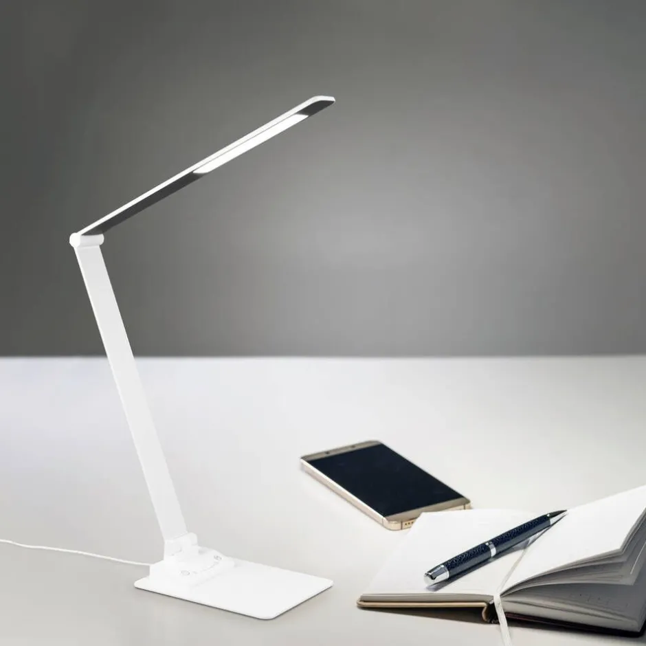 Trio Lighting Sisustusvalaisimet*LED pöytävalaisin Travis mattavalkoinen