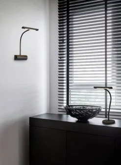 Trio Lighting Sisustusvalaisimet*LED pöytävalaisin Curtis mattamusta