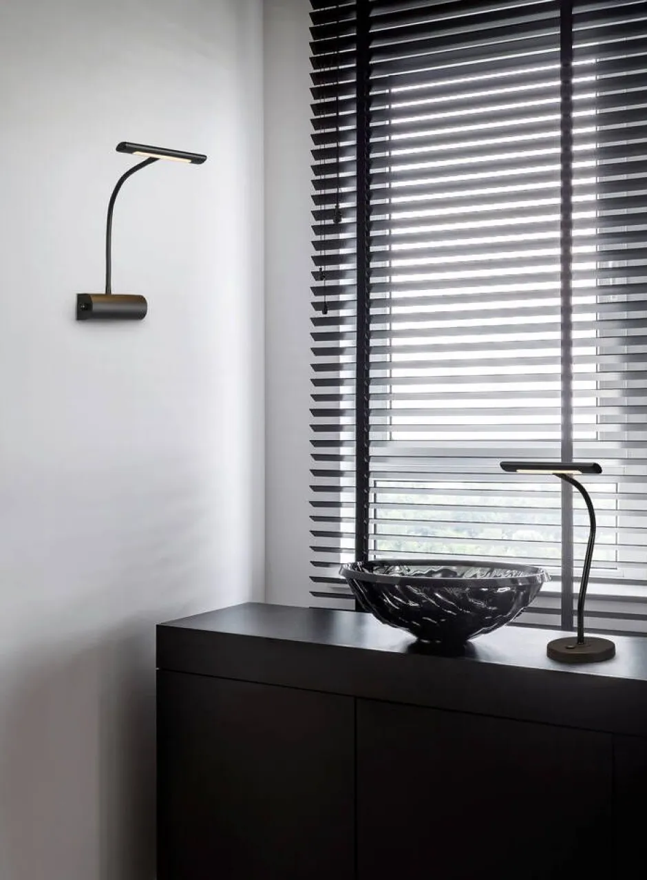 Trio Lighting Sisustusvalaisimet*LED pöytävalaisin Curtis mattamusta