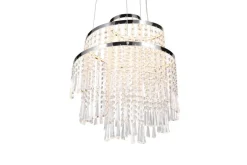 Trio Lighting Sisustusvalaisimet*LED riippuvalaisin Pomp 38 cm kromi/kirkas