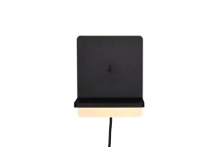 Trio Lighting Sisustusvalaisimet*LED seinävalaisin Fairfield mattamusta latausa