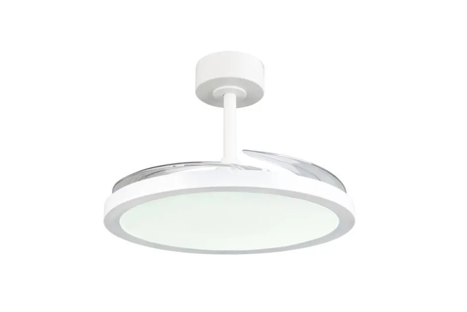 Trio Lighting Sisustusvalaisimet*LED tuuletinkattovalaisin Kasfjord mattavalkoi