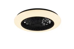Trio Lighting Sisustusvalaisimet*LED tuuletinkattovalaisin Stralsund mattamusta