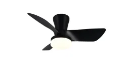 Trio Lighting Sisustusvalaisimet*LED tuuletinkattovalaisin Randers mattamusta