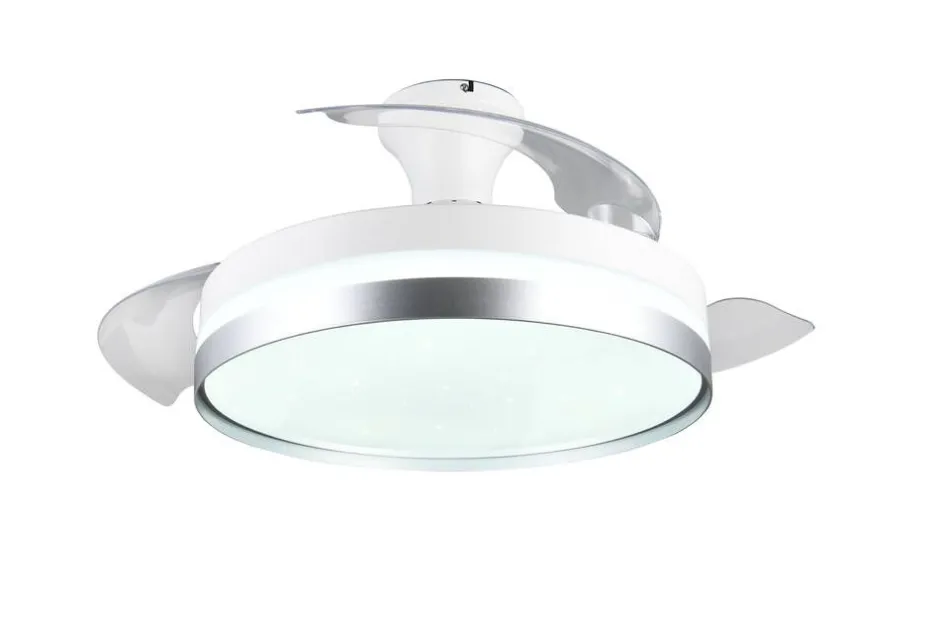 Trio Lighting Sisustusvalaisimet*LED tuuletinkattovalaisin Lindberg titaani sta