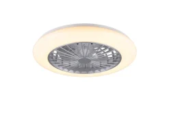Trio Lighting Sisustusvalaisimet*LED tuuletinkattovalaisin Stralsund harmaa sta