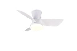 Trio Lighting Sisustusvalaisimet*LED tuuletinkattovalaisin Randers mattavalkoin