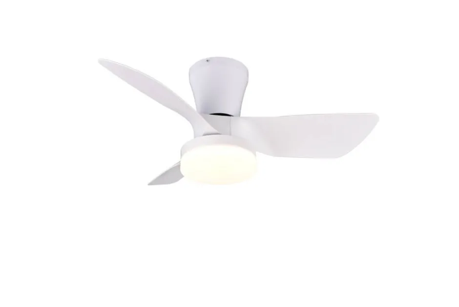 Trio Lighting Sisustusvalaisimet*LED tuuletinkattovalaisin Randers mattavalkoin