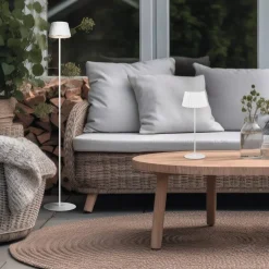 Trio Lighting Sisustusvalaisimet*LED ulkolattiavalaisin Suarez mattavalkoinen l