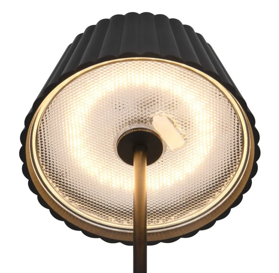 Trio Lighting Sisustusvalaisimet*LED ulkopöytävalaisin Suarez mattamusta ladatt