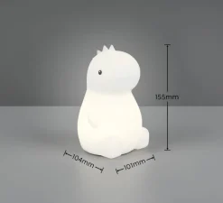 Trio Lighting Lastentarvikkeet|Lastenhuone*LED-pöytävalaisin Rexy RGBW valkoinen