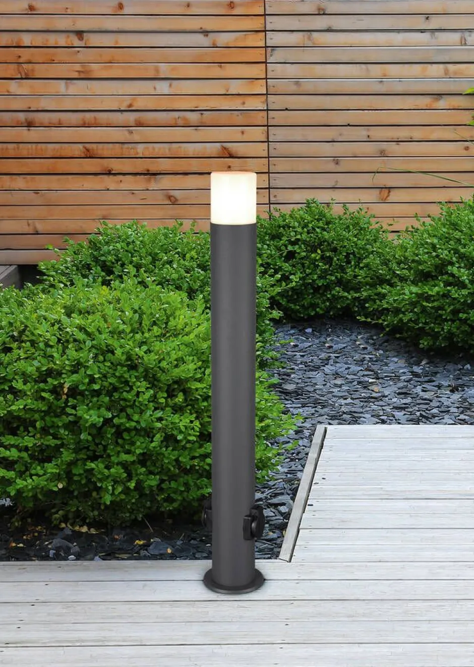 Trio Lighting Ulkovalaisimet*pylväsvalaisin Hoosic 80 cm E27 antrasiitti pi