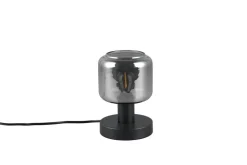 Trio Lighting Sisustusvalaisimet*pöytävalaisin Mataro E14 mattamusta/savu