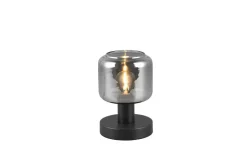 Trio Lighting Sisustusvalaisimet*pöytävalaisin Mataro E14 mattamusta/savu
