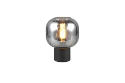 Trio Lighting Sisustusvalaisimet*pöytävalaisin Diva E27 mattamusta/kromattu