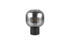Trio Lighting Sisustusvalaisimet*pöytävalaisin Diva E27 mattamusta/kromattu