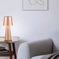 Trio Lighting Sisustusvalaisimet*pöytävalaisin Nubian E27 kahvinruskea