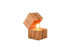 Trio Lighting Sisustusvalaisimet*pöytävalaisin Treasure E14 (sis.) puu