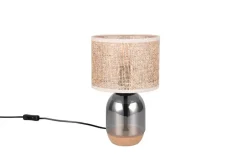 Trio Lighting Sisustusvalaisimet*pöytävalaisin Tara 33 cm E27 beige/kromattu