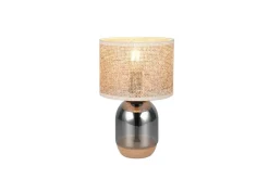 Trio Lighting Sisustusvalaisimet*pöytävalaisin Tara 33 cm E27 beige/kromattu