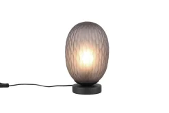 Trio Lighting Sisustusvalaisimet*pöytävalaisin Facette E27 mattamusta/savu