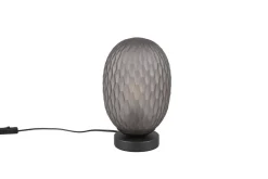 Trio Lighting Sisustusvalaisimet*pöytävalaisin Facette E27 mattamusta/savu