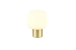 Trio Lighting Sisustusvalaisimet*pöytävalaisin Diva E27 mattamessinki/valkoinen