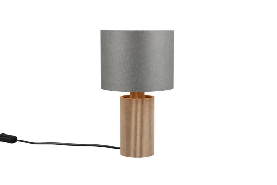 Trio Lighting Sisustusvalaisimet*pöytävalaisin Canio 27 cm E27 puu/harmaa