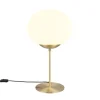 Trio Lighting Sisustusvalaisimet*pöytävalaisin Fomento E27 mattamessinki/valkoi