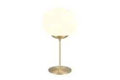 Trio Lighting Sisustusvalaisimet*pöytävalaisin Fomento E27 mattamessinki/valkoi