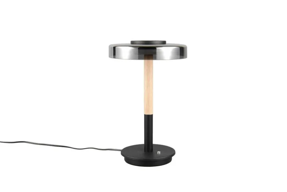 Trio Lighting Sisustusvalaisimet*pöytävalaisin Celeste LED mattamusta/kromattu/