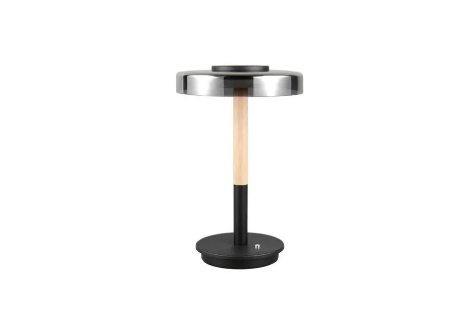 Trio Lighting Sisustusvalaisimet*pöytävalaisin Celeste LED mattamusta/kromattu/