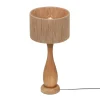 Trio Lighting Sisustusvalaisimet*pöytävalaisin Toba E27 puu/beige