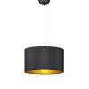 Trio Lighting Sisustusvalaisimet*riippuvalaisin Hostel E27 mattamusta/kulta