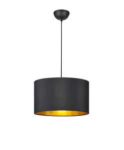 Trio Lighting Sisustusvalaisimet*riippuvalaisin Hostel E27 mattamusta/kulta
