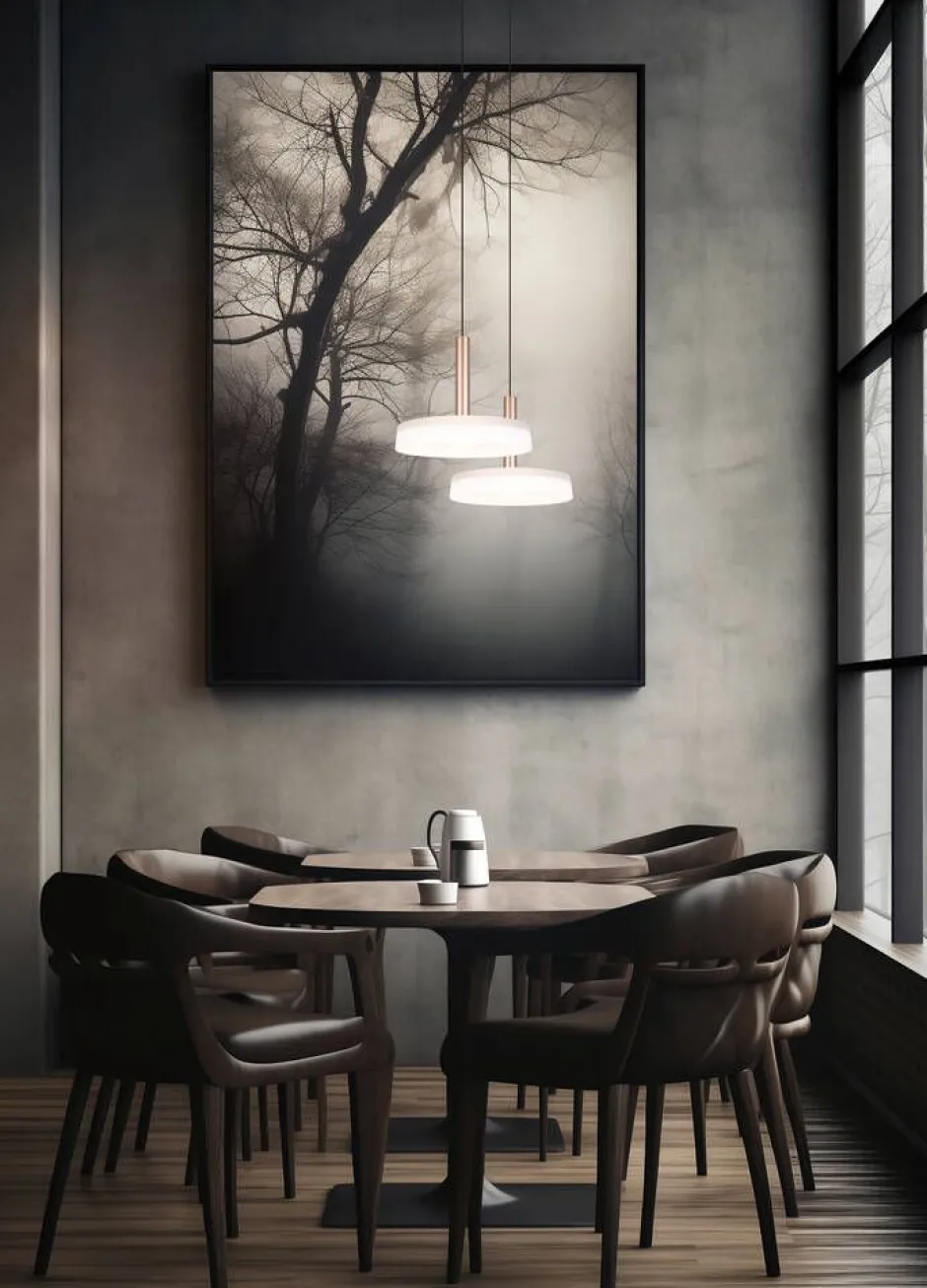Trio Lighting Sisustusvalaisimet*riippuvalaisin Celeste LED 1-os kahvinruskea
