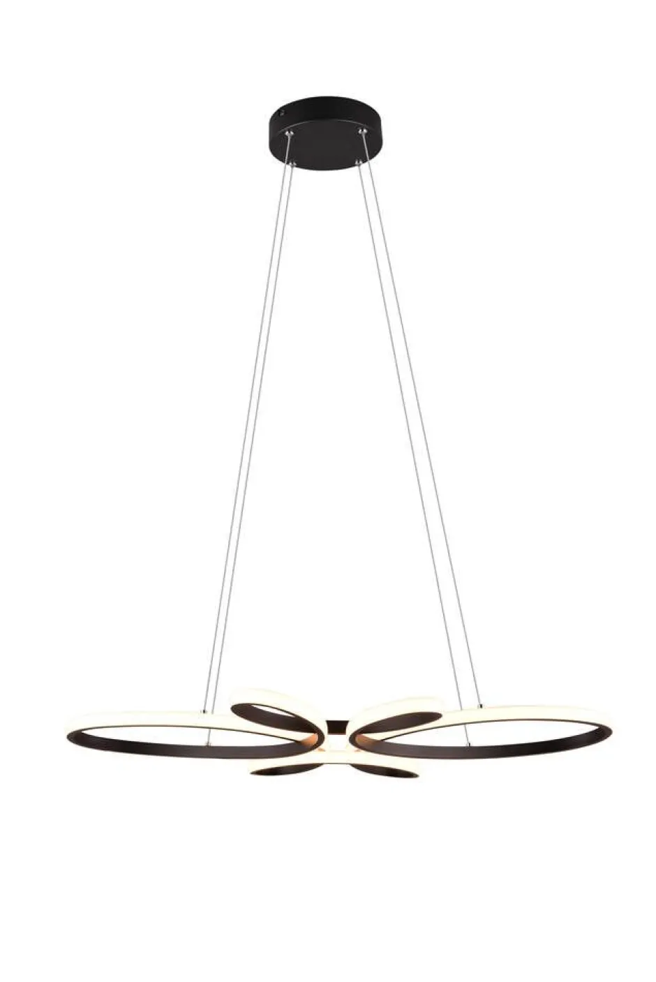 Trio Lighting Sisustusvalaisimet*riippuvalaisin Fly LED mattamusta