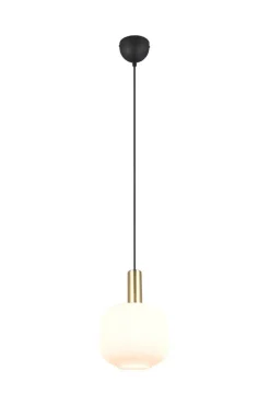 Trio Lighting Sisustusvalaisimet*riippuvalaisin Diva E27 mattamessinki/valkoine