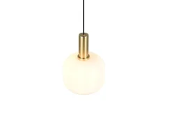 Trio Lighting Sisustusvalaisimet*riippuvalaisin Diva E27 mattamessinki/valkoine
