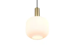 Trio Lighting Sisustusvalaisimet*riippuvalaisin Diva E27 mattamessinki/valkoine